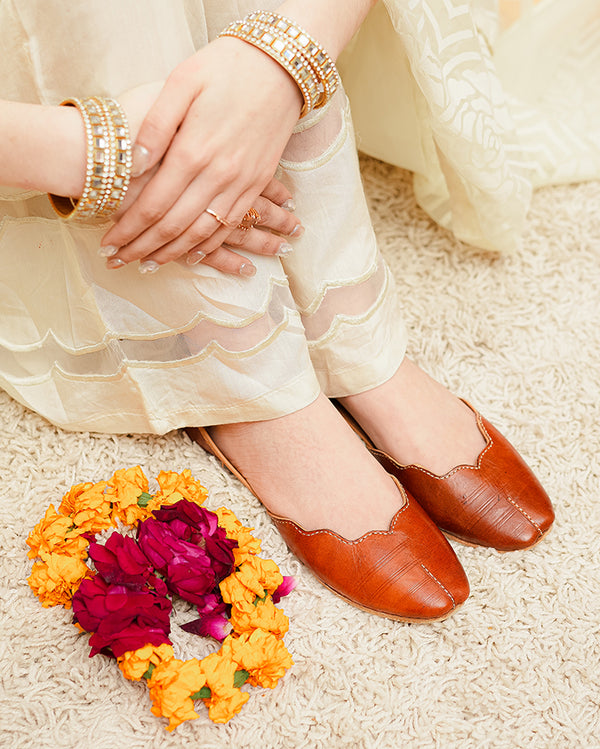 Plain Khussa Brown (KS-047)