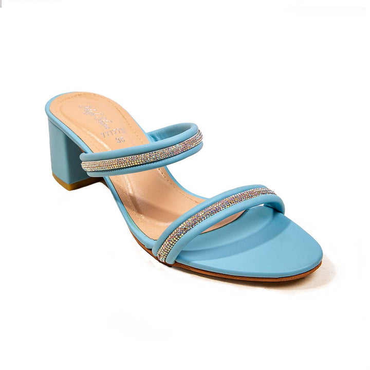 Blue heels for ladies