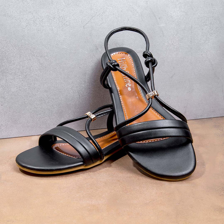 black sandals for ladies