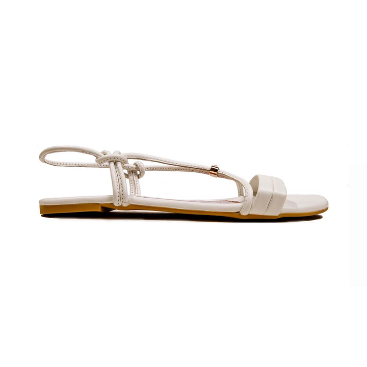 White sandals for ladies