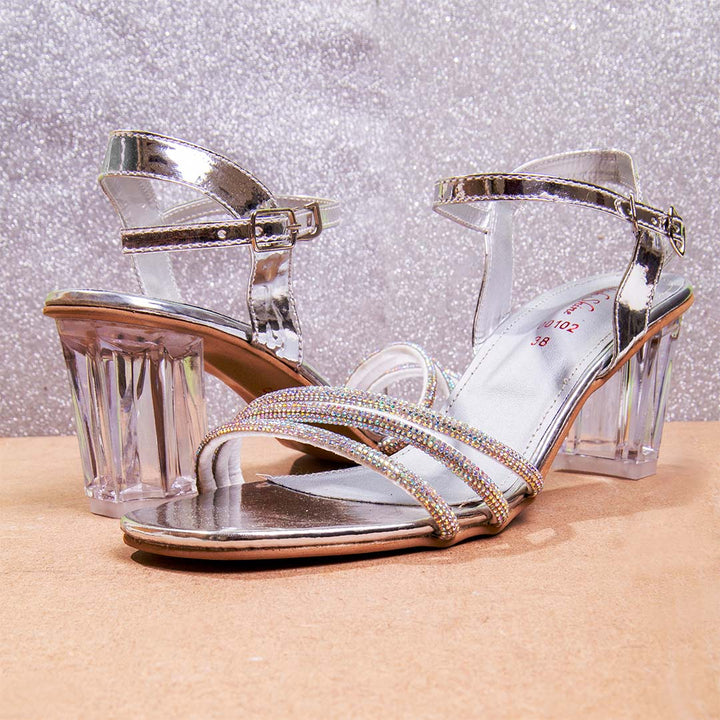 Silver Heels for ladies
