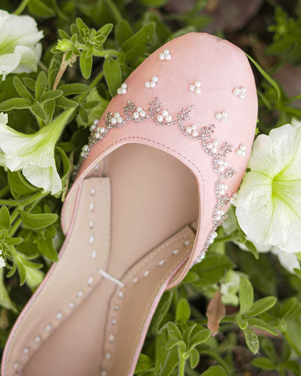 Pink Blossom Khussa Shoes (KS-052)